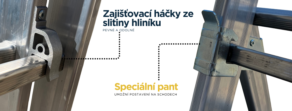 STILO 3 dilny viceucelovy zebrik rozdily